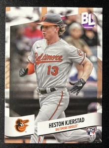 Tarjeta de novato 2024 Topps Big League #3 Heston Kjerstad RC Baltimore Orioles MLB - Imagen 1 de 2