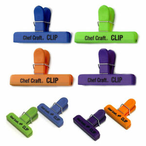 8 Pc Bag Clips Food Chip Assorted Size Multi Purpose Clothespin Mini Clip Crafts