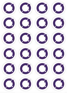 International Women's Day 24 x 4cm cupcake edible image toppers ICING SHEET - Picture 1 of 1