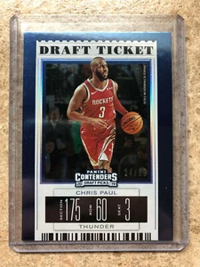 2019 19 Panini Contenders Draft Picks Ticket Blue Parallel #8 CHRIS PAUL /99 - Picture 1 of 1
