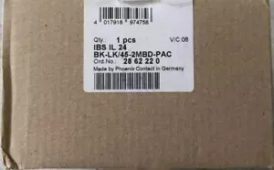 Phoenix Contact Bus coupler IBS IL 24 BK-LK/45-2MBD-PAC 2862220 - Picture 1 of 2