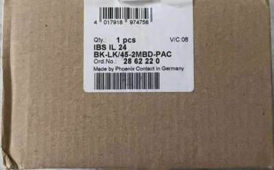 Phoenix Contact Bus coupler IBS IL 24 BK-LK/45-2MBD-PAC 2862220 - Image 1 of 2