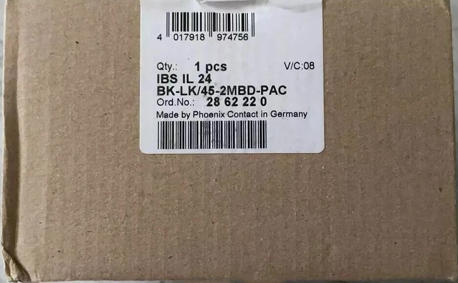 Phoenix Contact Bus coupler IBS IL 24 BK-LK/45-2MBD-PAC 2862220 - Image 1 of 1