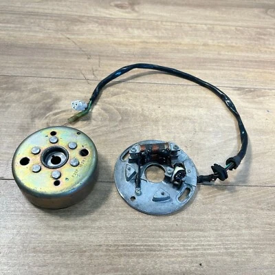 1993 91-95 Yamaha YZ250 YZ 250 / OEM Nice STATOR GENERATOR WITH FLYWHEEL ROTOR - Image 1 of 4