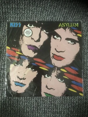 Kiss Lp SEALED Asylum 1985 Vertigo Original Old  Press - Image 1 of 4