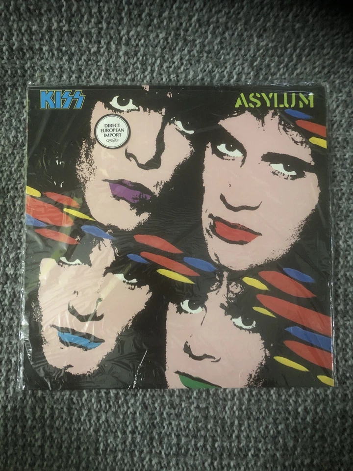 KISS Asylum Vinyl Record LP Mercury 1985 First Pressing NOS Clipped