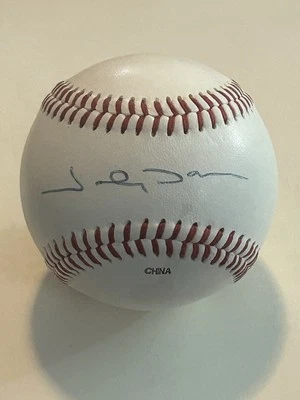 Johnny Damon Autographed Signed Carolina Lg Baseball JSA Royals Red Sox Yankees - Image 1 of 4