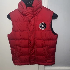 Jacket Abercrombie And Fitch Red Kid Size Xl  - Picture 1 of 9