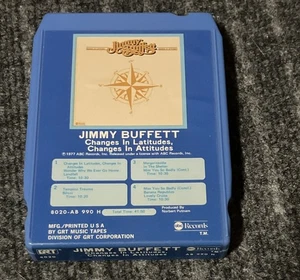 JIMMY BUFFETT CHANGES IN LATITUDES RARE 8 TRACK TAPE TESTED Original 1977 - Picture 1 of 3