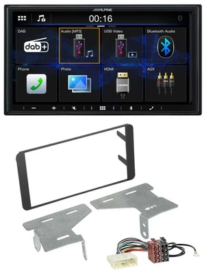 Alpine Bluetooth 2DIN MP3 DAB USB Autoradio für Subaru BRZ (ab 2012) - Bild 1 von 4