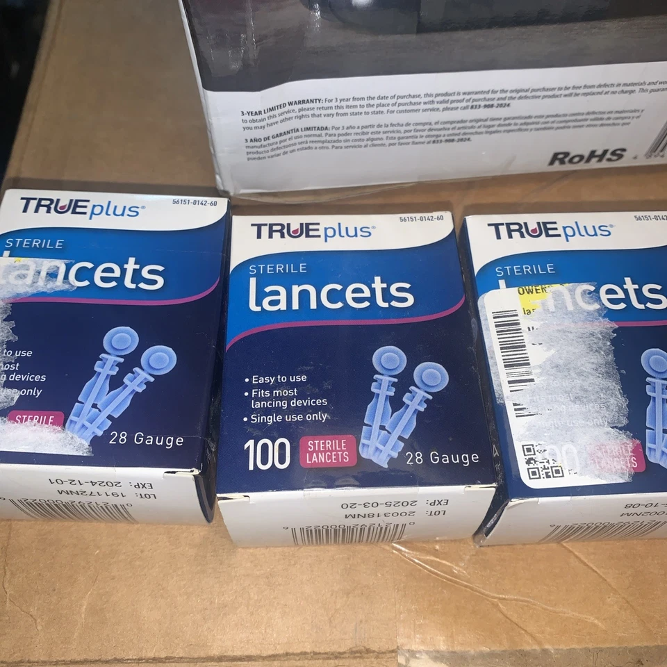 Ланцеты true plus 300 калибр 28 3 коробки по 100 штук  - Изображение 1 из 2