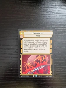 Star Wars Unlimited - Legends of the Force - Psychometry - Rare #219 - Picture 1 of 2