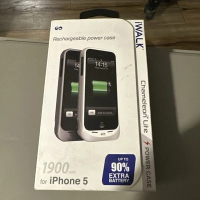 iWalk расширенный аккумулятор питания чехол для Apple Iphone 5 1900mah хамелеон Lite - Изображение 1 из 4