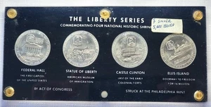 1965 Liberty Series Set, 90% Silver Medals, Freiheitsstatue, Castle DD29.17 - Bild 1 von 11