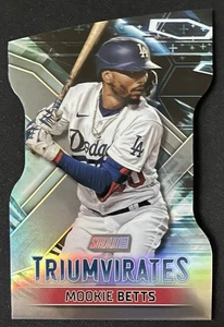 2023 Stadium Club #T-22 Mookie Betts Triumvirates Los Angeles Dodgers - Picture 1 of 2