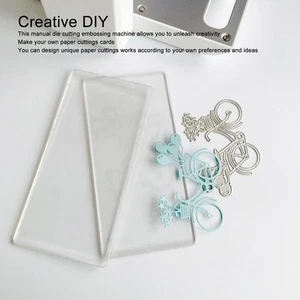 Portable Manual Die Cutting Embossing Machine For Arts Crafts Scrapbooking⊹ - Picture 1 of 12