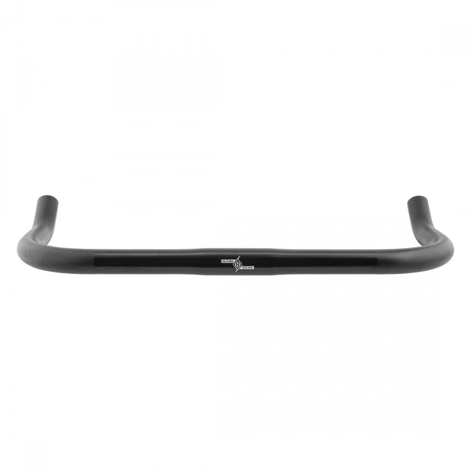 Origin8 Handlebar Road Alloy Bullhorn Black 42cm