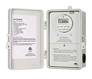 DEWENWILS Poolpumpe Zeitschaltuhr, Outdoor Digital Zeitschaltuhr Box 2PS 40A 120-277 VAC, 7 Tage - Bild 1 von 4