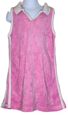 Circo Girls Size 5-6X  Cotton Blend Pink Terry cloth Beach Bath Towel Robe (J1 - Image 1 of 4