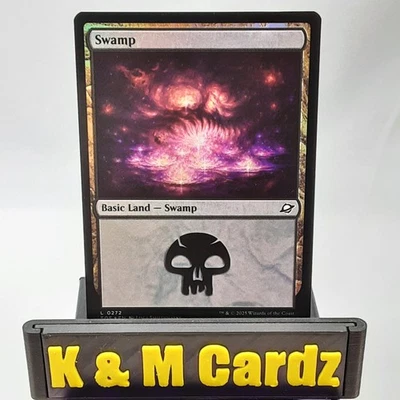 MTG - Edge of Eternities - Swamp - Foil - #272 - NM - Image 1 of 4