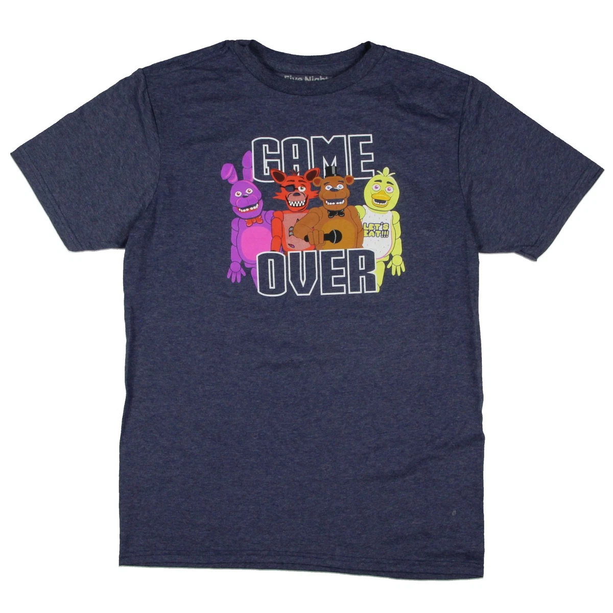 Pack 4 Camisetas Five Nights At Freddy's Para Meninos - Estampas Coloridas