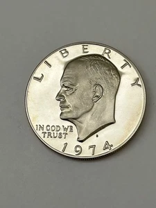 1974-S Kennedy Half Dollar Proof Münze entnommen aus einem U.S. Mint Proof Set - Bild 1 von 6