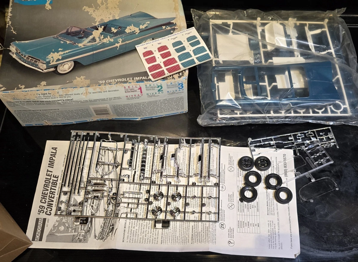 AMT インパラ　当時物　Kit '59 Chevy Convertible AMT インパラ 当時物 Kit '59 Chevy Convertible The Revell 1/25 1959