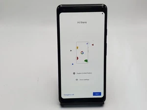 (0719M) Google Pixel 2 XL -  G011C - 64 GB - Black - Unlocked - Photo 1 sur 8