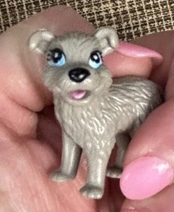 Vintage Polly Pocket GRAUER HUND PUPY DOG - Bild 1 von 6