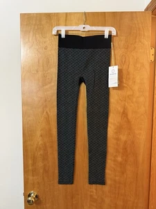 Aventura Womens Leggings Falling Diamonds Legging Black Nylon Blend NWT Size S/M - Picture 1 of 15
