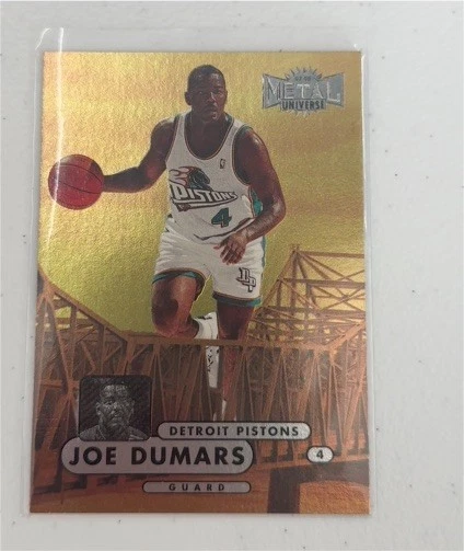 Joe Dumars 1997-98 Metal Universe Championship No4 - Изображение 1 из 1