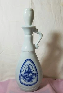 Vintage Liquor Bottle Federal Law Forbids Sale Re-use Pitcher Sailboats Windmill - Picture 1 of 6