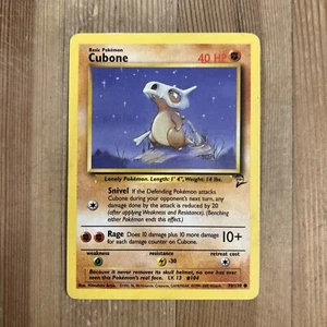 Cubone 70/130 Common Base Set 2 Pokemon MP 2000 Vintage WOTC - Picture 1 of 2