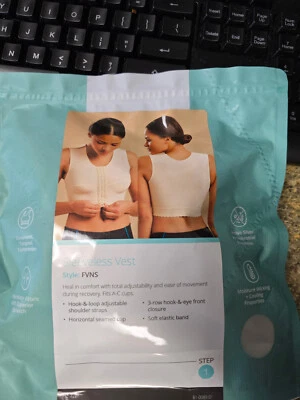 CHALECO MARENA SIN MANGAS FVNS L-H BEIGE  Foto 1 de 2