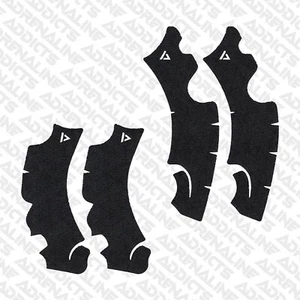 22-2025 Honda CRF250R / 23-25 CRF450R Rubberized Grip Tape Frame Guard (2 Pairs) - Picture 1 of 10