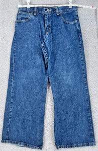 Wrangler Jeans Boys 12 Husky Reg Straight Retro Faded Western Cowboy Work Wear - Picture 1 of 10
