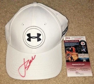 JORDAN SPIETH SIGNED UNDER ARMOUR HAT US OPEN GOLF PGA MASTERS 2023 JSA - Picture 1 of 2