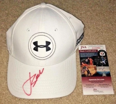 JORDAN SPIETH SIGNED UNDER ARMOUR HAT US OPEN GOLF PGA MASTERS 2023 JSA — 第 1/2 张图片