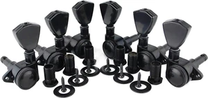 Guitar Locking Tuners (3L + 3R Handed) - 1:21 Models Rear Lock String Tuning Key - Picture 1 of 6