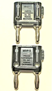 Qty. 2 New POMONA  MDP-8 'Shorting Bar' 4mm Color: Black - Picture 1 of 4