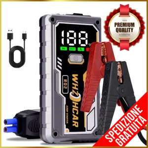 Avviatore Batteria Emergenza per Auto Moto Camion Booster 5000A 12V starter jump - Foto 1 di 9