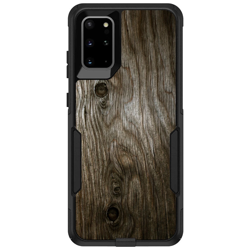 OtterBox Commuter para Galaxy S (elige modelo) marrón madera envejecida grano Foto 1 de 1