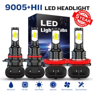 Combo faros antiniebla LED 6000K para Ford Explorer 2011-2015 -4 piezas - Imagen 1 de 14