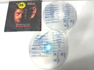 Seven LASERDISC 1995 Morgan Freeman - Brad Pitt - Kevin Spacey - MINT - Picture 1 of 2
