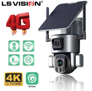 4G/WiFi Security IP Camera System 4K 8MP Ultra HD Outdoor CCTV Wireless 360° PTZ - Imagen 1 de 14
