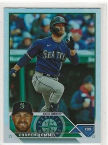 Cooper Hummel 2023 Topps Update Rainbow foil parallel Mariners #US295 - Picture 1 of 1