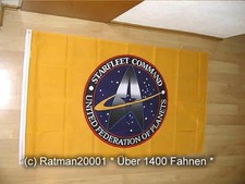 Fahne Flagge Star Trek Starfleet Command - 90 x 150 cm
