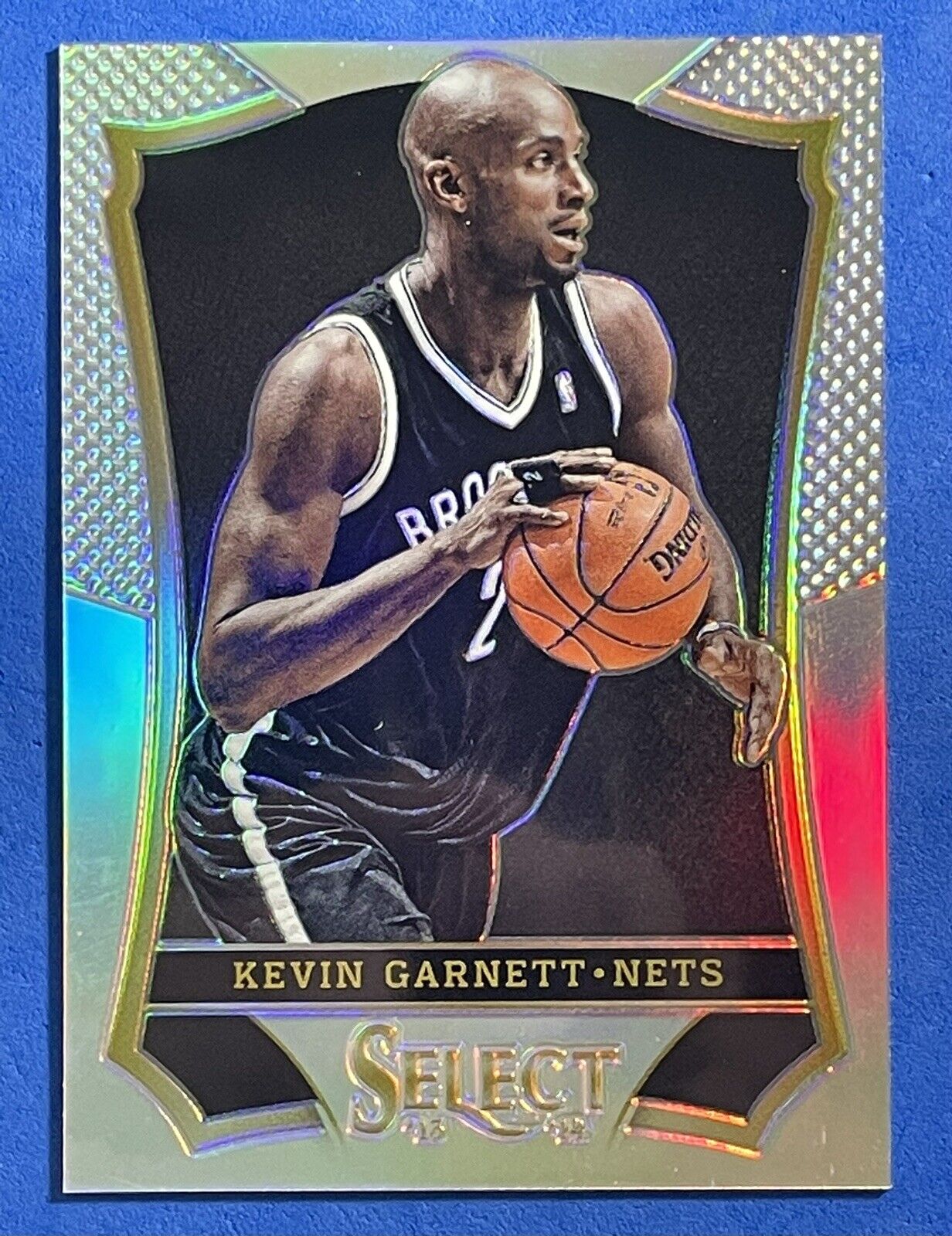 2013-14 Panini Select Prizm Silver Kevin Garnett #75 Nets Celtics Timberwolves