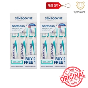 3 x SENSODYNE DEEP CLEAN SOFT Zahnbürste seidige Borsten für empfindliche Zähne - Bild 1 von 1