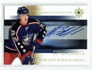 05-06 UD Upper Deck Ultimate Signatures Nikolai Zherdev Auto - Picture 1 of 1